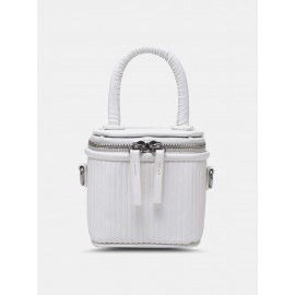 Women Faux Leather Fashion Shopping Solid Candy Bright Color Mini Handbag Crossbody Bag