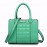 New Simple Plaid Geometric Figure PU Leather Handbag