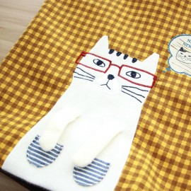 Women Casual Cat Pattern Handbag Tote Bag