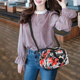 Women Nylon Waterproof Casual Handbag Crossbody Bag