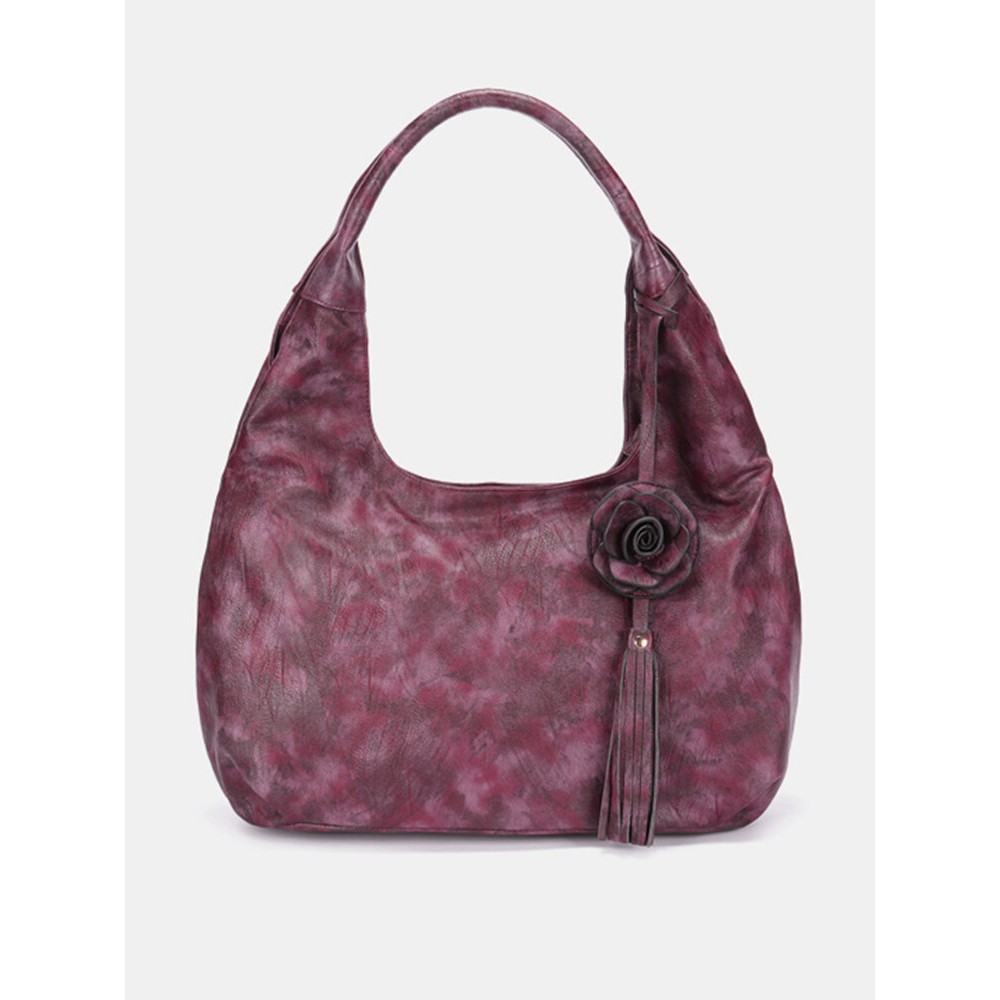 Brenice National Style Vintage Floral Crossbody Bag Handbag For Women