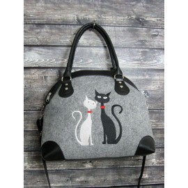 Women Crossbody Bag Cat Pattern Handbag
