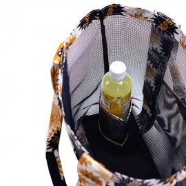 Honana HN-TB25 Travel Mesh Organizer Bag Large Beach Toiletry Storage Tote Bag