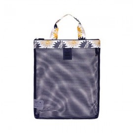 Honana HN-TB25 Travel Mesh Organizer Bag Large Beach Toiletry Storage Tote Bag