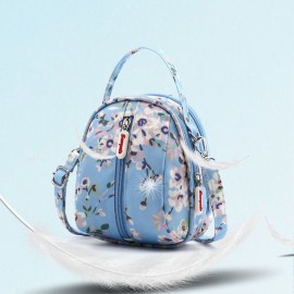 Women Nylon Waterproof Print Casual Shoulder Bag Handbag