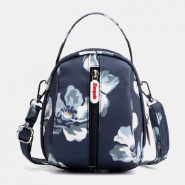 Women Nylon Waterproof Print Casual Shoulder Bag Handbag