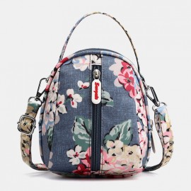 Women Nylon Waterproof Print Casual Shoulder Bag Handbag
