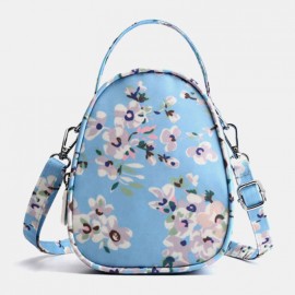 Women Nylon Waterproof Print Casual Shoulder Bag Handbag