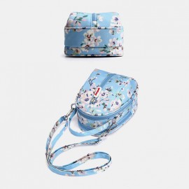 Women Nylon Waterproof Print Casual Shoulder Bag Handbag