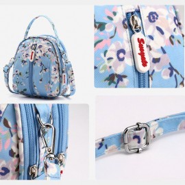 Women Nylon Waterproof Print Casual Shoulder Bag Handbag