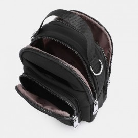 Women Nylon Waterproof Embroidery Casual Shoulder Bag Handbag