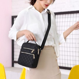 Women Solid NylonÂ LargeÂ CapacityÂ WaterproofÂ Casual Handbag Shoulder Bag