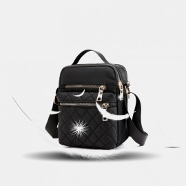 Women Solid NylonÂ LargeÂ CapacityÂ WaterproofÂ Casual Handbag Shoulder Bag