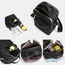 Women Solid NylonÂ LargeÂ CapacityÂ WaterproofÂ Casual Handbag Shoulder Bag