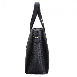 Women 3 PCS Vintage PU Leather Shoulder Bag Handbag Clutch Bag