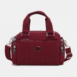 Women Nylon Waterproof Large Capacity Casual Shoulder Bag Handbag