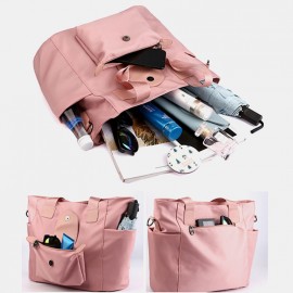 Women Nylon Waterproof Large Capacity Handbag Shoulder Bag