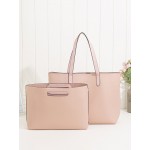 Women 2 PCS 15.6 Inch Laptop Pocket Multi-pocket Large Capacity Removable Key Multifunctional Handbag Tote