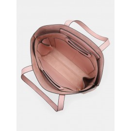 Women 2 PCS 15.6 Inch Laptop Pocket Multi-pocket Large Capacity Removable Key Multifunctional Handbag Tote