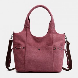 Women Canvas Large Capacity Crossbody Bag