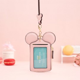 Women Cute Animal Shape Card Holder Wallet Purse Neck Bag