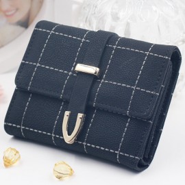 Stylish Women Candy Color Small Wallet Short Purse For Women