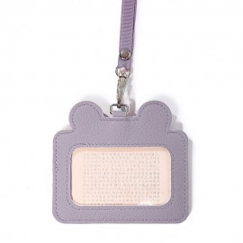 Women Cute Animal Card Holder Solid Wallet Purse Neck Bag