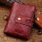 Genuine Leather Bifold Wallet Female Small Wallet Money Bag Coin Purse Card Holder