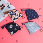 Women Print Mini Wallet Coin Bag Card Holder Purse