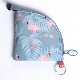 Women Print Mini Wallet Coin Bag Card Holder Purse