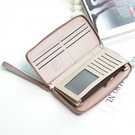 Women Multi-function Faux Leather Wallet 6 Inch Phone Bag Card Holder