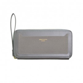 Women Multi-function Faux Leather Wallet 6 Inch Phone Bag Card Holder