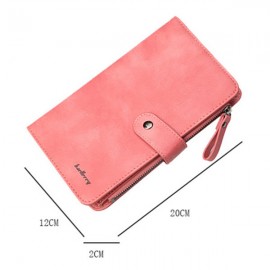 Women 9 Cards Slots Wallet Long Phone Bag