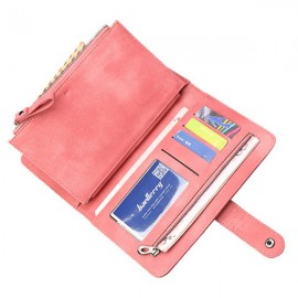 Women 9 Cards Slots Wallet Long Phone Bag