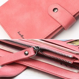 Women 9 Cards Slots Wallet Long Phone Bag