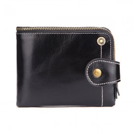 RFID Women Genuine Leather Multi-function Wallet