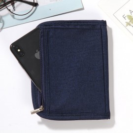 Oxford Cloth Card Holder Minimalist Short Travel Ticket Cash Wallet Card Separate Passport Pack