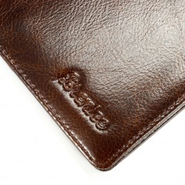 Women RFID 10 Card Holder Vintage Oil Leather Short Wallet Coin Purse