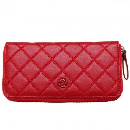 Women Casual Long Card Bag Leisure Grain Wallet