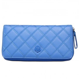 Women Casual Long Card Bag Leisure Grain Wallet