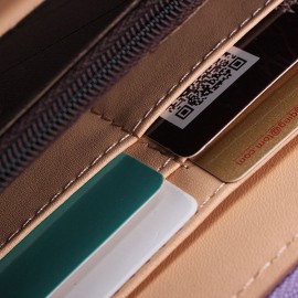 Women Casual Long Card Bag Leisure Grain Wallet