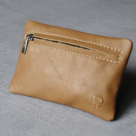 Women Short Coin Purse Genuine Leather Key Case