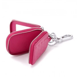 Genuine Leather Key Case Crocodile Pattern PU Leather Car Key Holder For Women Men