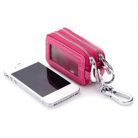 Genuine Leather Key Case Crocodile Pattern PU Leather Car Key Holder For Women Men