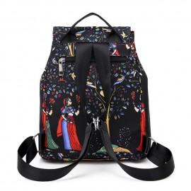 New Shoulder Bag Female Casual Nylon College Wild Student Bag Ladies Backpack National Style