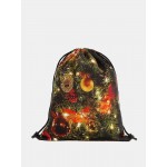 Christmas Backpack Drawstring Shoulder Bag For Women