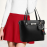 Women Pure Color Venonat Decorational Handbag Shoulder Bag Crossbody Bags