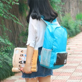 Nylon Light Folding Portable Sports Outdoor Shoulder Bag Backpack