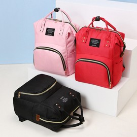 Women Canvas Casual Mummy And Kids  Patchwork Backpack
