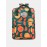 Women Waterproof Large Capacity Print Casual Backpack Drawstring pocket